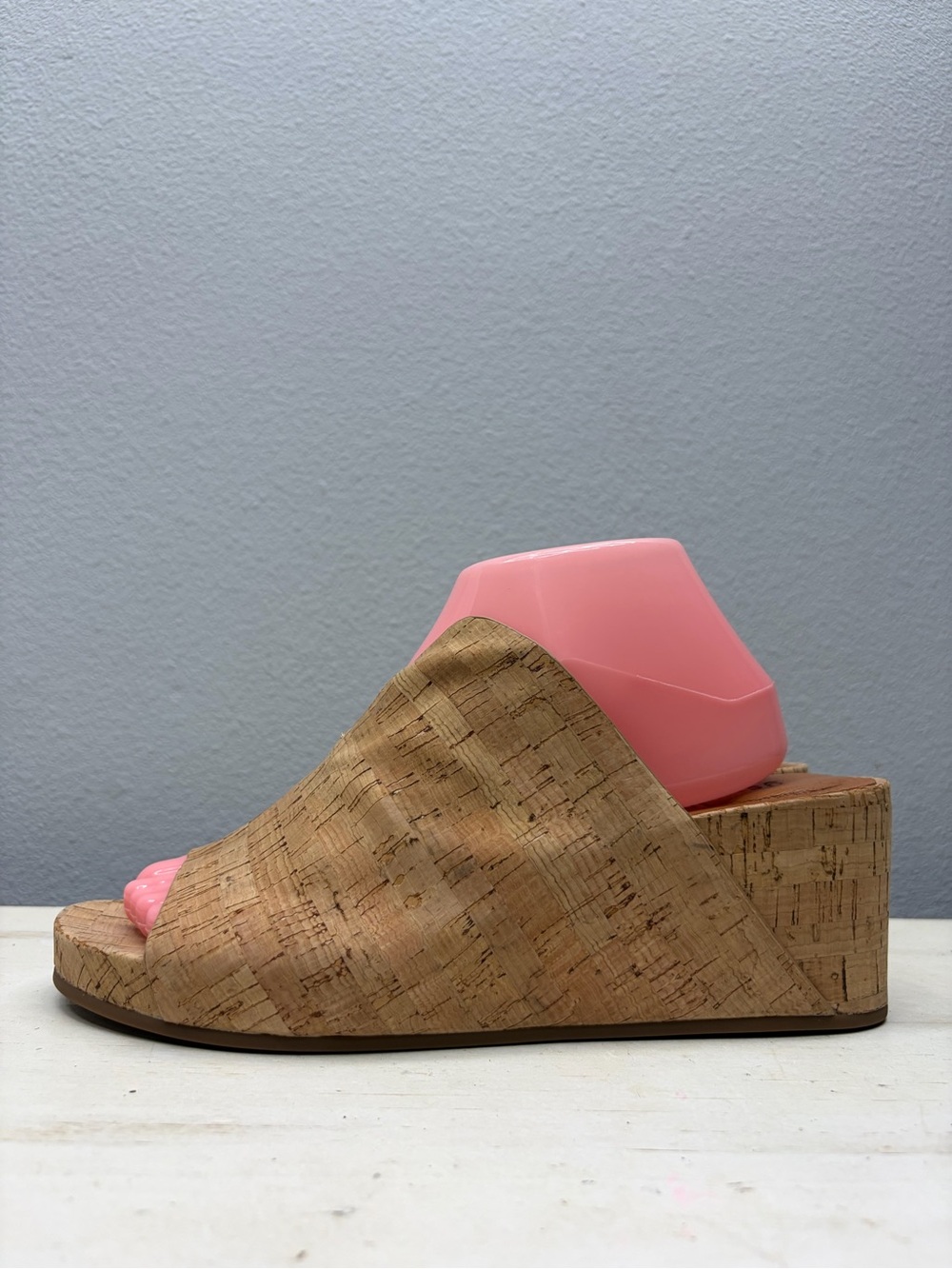 Gentle Souls Gisele 65 Cork Wedge Sandals Size 10